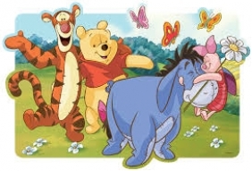 Puzzle Maxi konturowe Przygody Kubusia Puchatka 30 elementów (14163)