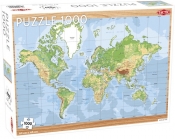 Puzzle World Map 1000