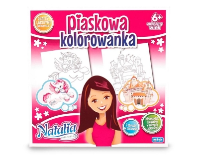 Piaskowa kolorowanka NATALIA