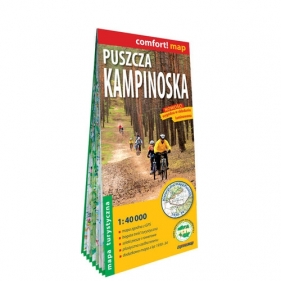 Puszcza Kampinoska laminowana mapa turystyczna 1:40 000