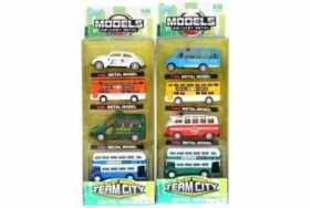 Autobus metalowy 8cm 4el