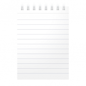 Blok notatnikowy na spirali Oxford Floral A7/70k linia, 1 szt