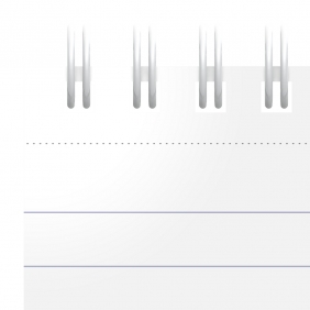 Blok notatnikowy na spirali Oxford Floral A7/70k linia, 1 szt
