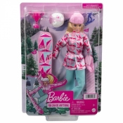 Lalka Barbie Sporty zimowe - Snowboardzistka (HCN30/HCN32) (Uszkodzone opakowanie)