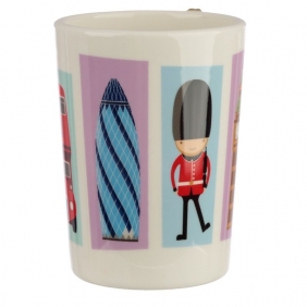 Ceramiczny kubek z uchwytem w kształcie Królowej "Londyn"