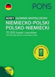 Nowy słownik współczesny niemiecko-polski, polsko-niemiecki PONS - praca zbiorowa
