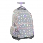 Plecak na kółkach 25L Milan sugar colibri pastel różowo - szary