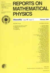 Reports on Mathematical Physics 63/1 2009 - <br />