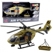 Helikopter wojskowy + hak + nosze + światła 1:14