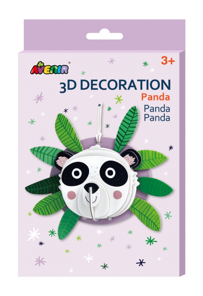 Dekoracja 3D - Panda (PZ205063)