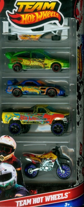 Team Hot Weels 5-pak