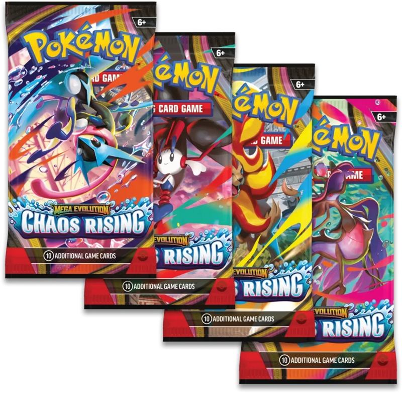 Pokémon TCG: Mega Evolution - Chaos Rising - Booster, 1 szt.