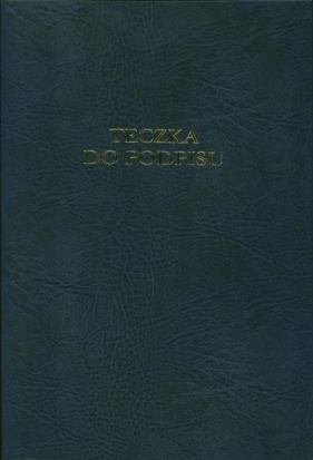 Teczka do podpisu Barbara A4 granatowy (1822218)