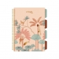 Kołozeszyt Strigo Pads Project Book B5 kratka Afryka - pastelowy beżowy