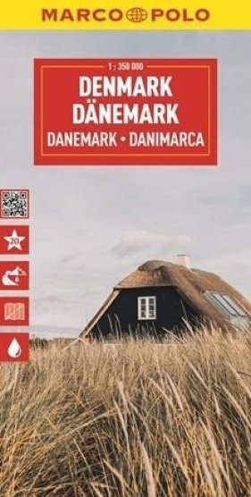 Mapa drogowa Dania 1:350 000 - Opracowanie zbiorowe