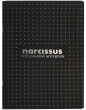 Zeszyt Narcissus A4/48 kartek - kropka czarny 6 sztuk