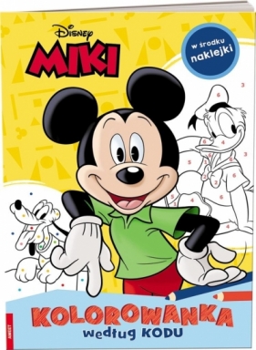 Disney Miki. Kolorowanka według kodu - Opracowanie zbiorowe