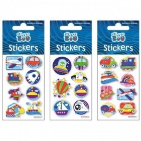 Naklejki Sticker BOO silver pojazdy