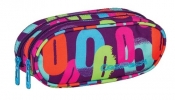 Piórnik saszetka podwójna owalna CoolPack Academy Multicolor