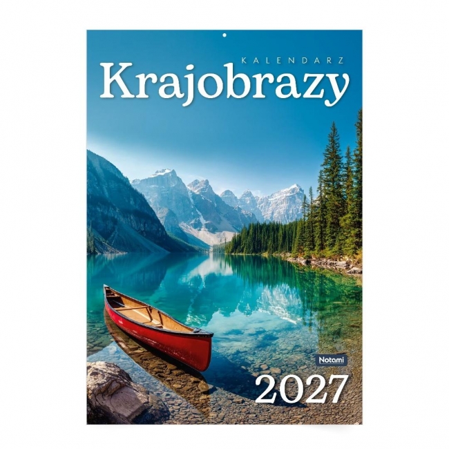 Kalendarz 2027 A4 ścienny Krajobrazy