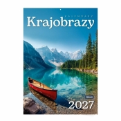 Kalendarz 2027 A4 ścienny Krajobrazy