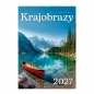 Kalendarz 2027 A4 ścienny Krajobrazy