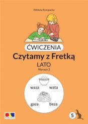 Ćwiczenia. Czytamy z Fretką cz.5 Lato. Wyrazy 2 - Elżbieta Konopacka