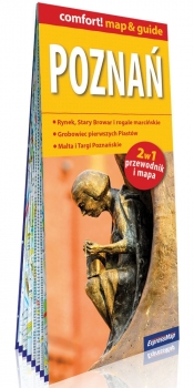 Poznań laminowany map&guide 2w1 przewodnik i mapa