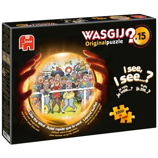 Puzzle Originalpuzzle 1000: Wasgij - Gnać jak wiatr (01563)
