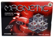 Klocki magnetyczne Magnetic - 84 elementy (JH6824a)