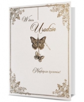 Karnet Urodziny Gold UK-05