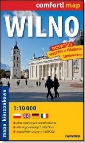 Wilno 1: 10 000 Kieszonkowy plan miasta