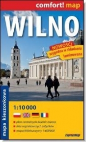 Wilno 1: 10 000 Kieszonkowy plan miasta