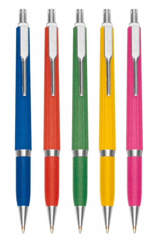 Długopis automatyczny Zenith - 10 sztuk mix kolorów