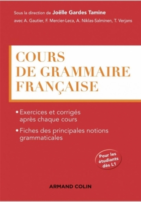 Cours de grammaire francaise - Praca zbiorowa