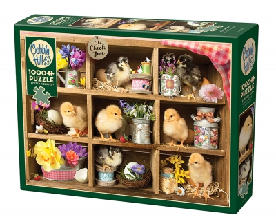 <img src='https://webimage.pl/pics/637/2/d625012402637.jpg' style='height:440px' /> Puzzle 1000 Kurczaczki 113006