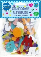 Filcowe naklejki literki (114 szt) (112-0291)