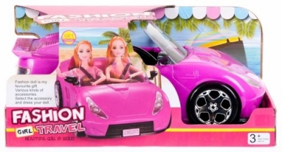 Samochód Mega Creative dla lalek różowe (459235)