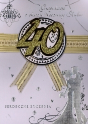 Karnet 40 rocznica ślubu HM-100-446