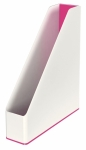 Pojemnik na dokumenty pionowy Leitz Wow Dual - różowy 7,3 x 31,8 x 27,2 cm (53621023)