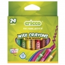 Kredki świecowe Cricco, 24 kolory (CR341K24)