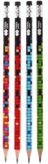Ołówek trójkątny 2B PIXI Blox (24szt) HAPPY COLOR