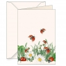 Karnet B6 + koperta 5607 Biedronki