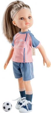 Cudowna hiszpańska lalka Monica Futbolista 32cm