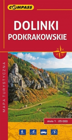 Mapa turystyczna - Dolinki Podkrakowskie 1:25 000 - praca zbiorowa