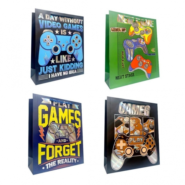 <img src='https://webimage.pl/pics/637/8/d5905868108637.jpg' style='height:440px' /> Torebka prezentowa dziecięca L Gamer mix