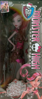 Monster High Czarny dywan Draculaura (BDF22/BDF23)
