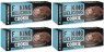 4x FITKING Ciastka Double Chocolate 128g