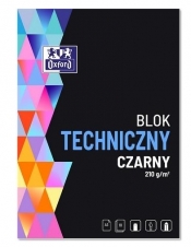 Blok do malowania A3/10K czarny (10szt) OXFORD
