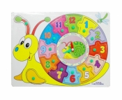 Puzzle drewniane zegar